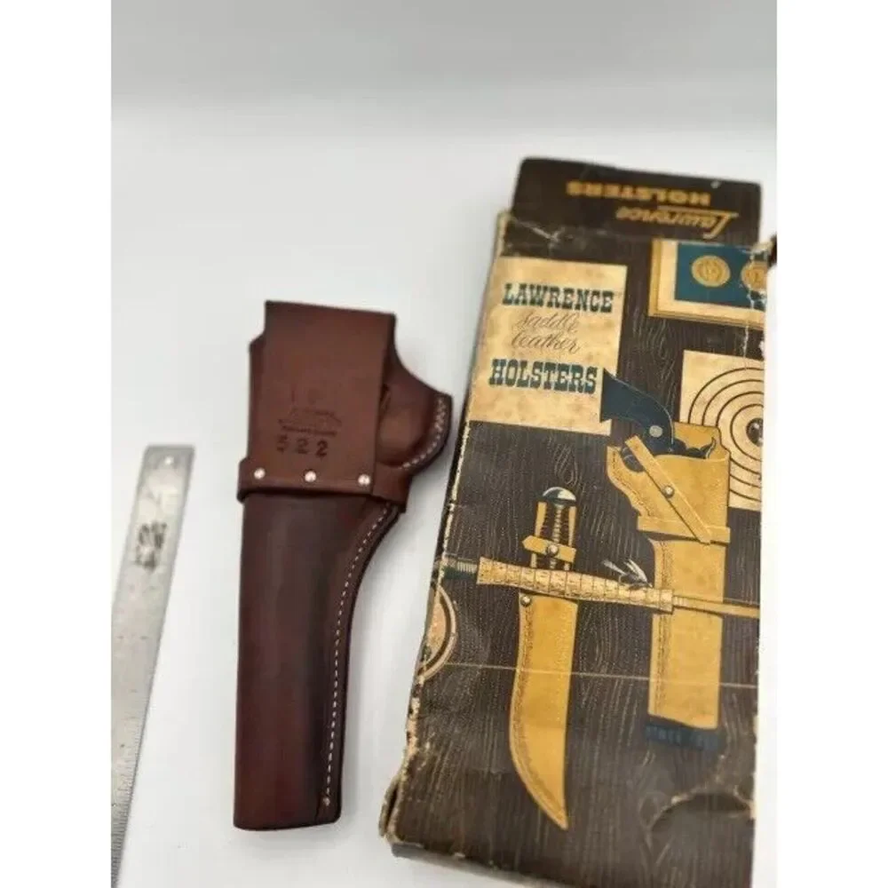 VINTAGE GEORGE LAWRENCE LEATHER HOLSTER IC 522 RH Colt 38 6